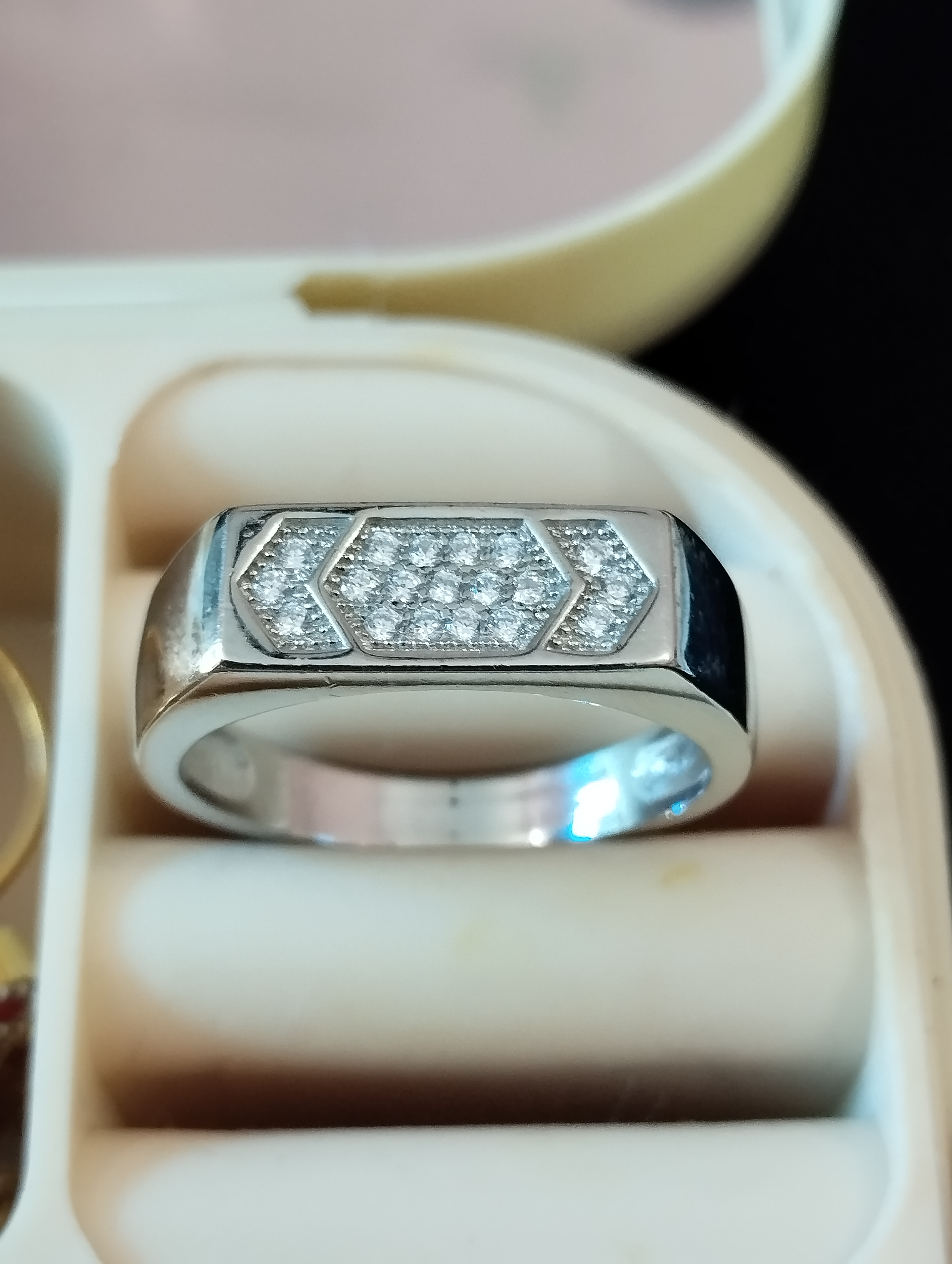 Vanguard Arrow Men’s Silver Ring - View 6