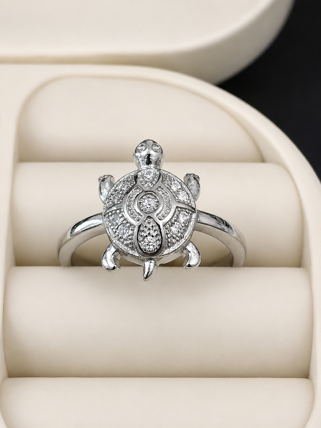 Ocean Turtle 925 Silver Ring for Ladies - View 2