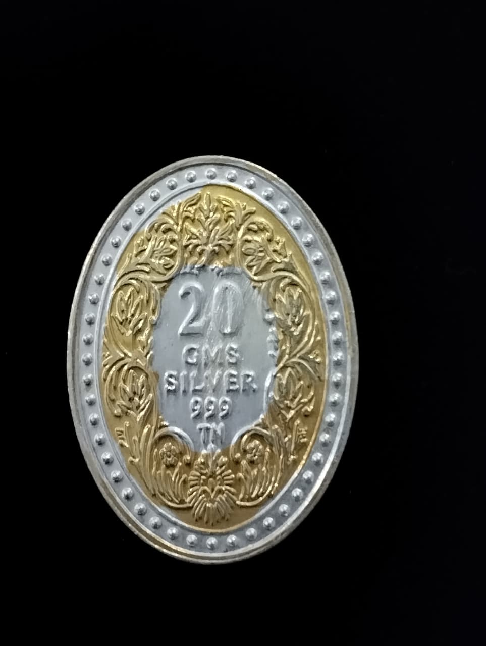 Royal Legacy King George Coin with Golden Edges - View 3