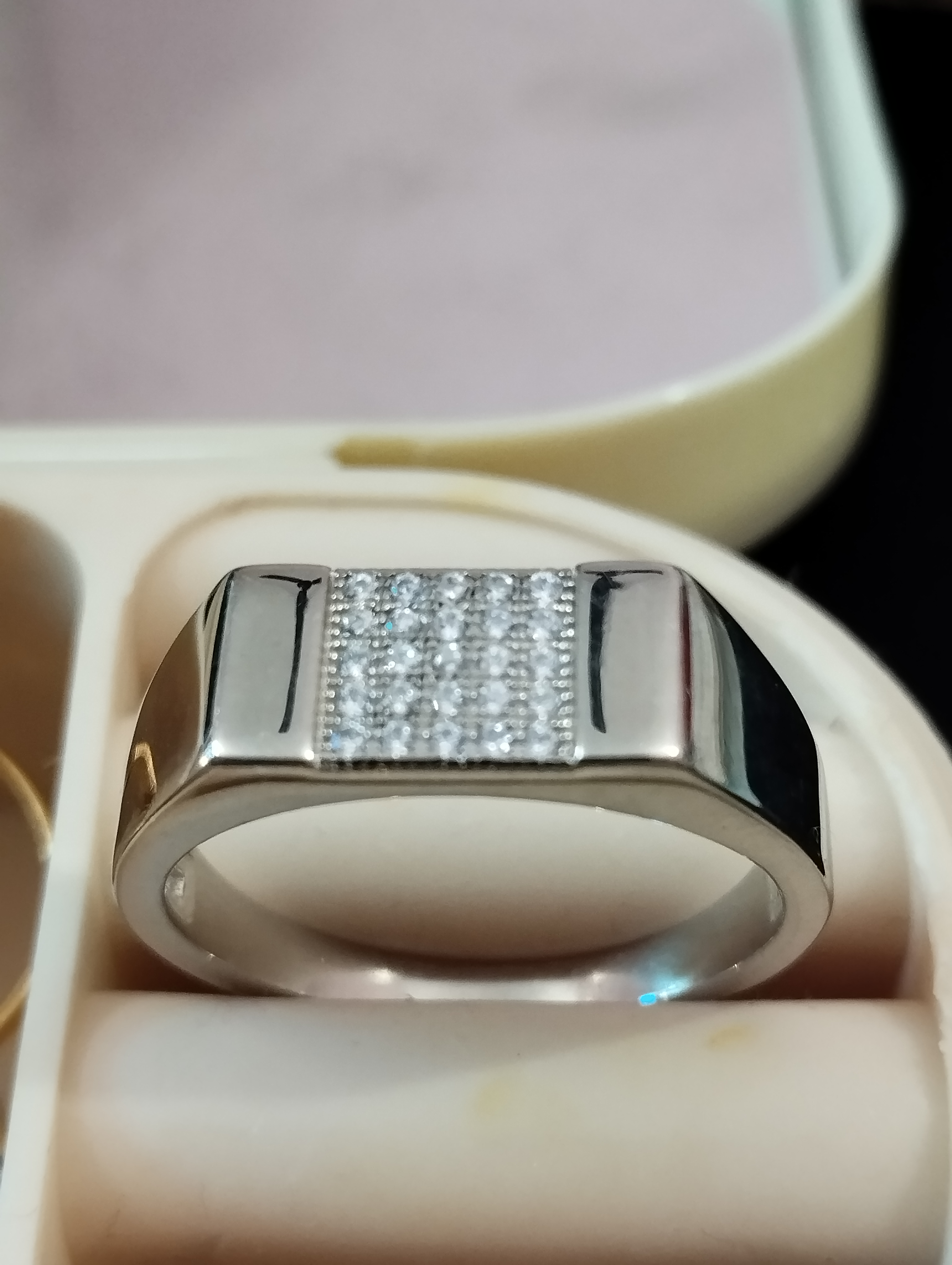 Regal Crest Men’s Silver Ring - View 5