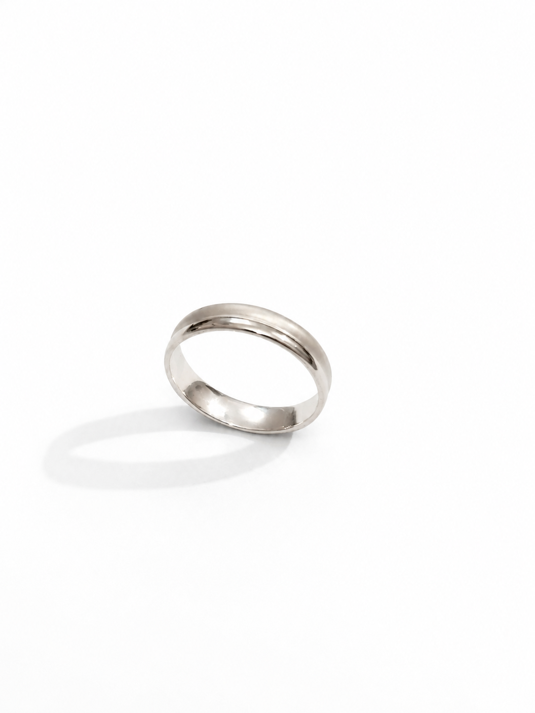 Classic Comfort Fit 925 Sterling Silver Ring Band for Men - View 2