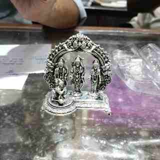 Shri Ram Darbar in 925 Hallmark Silver  - View 2
