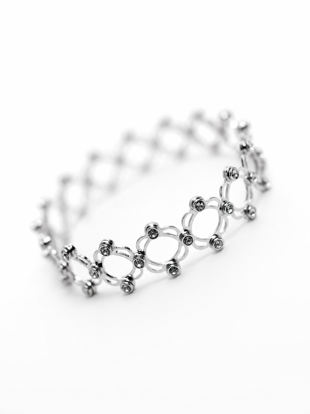 925 Sterling Silver Infinity Bloom Kada Ring for Women | Adjustable Open Bracelet Ring - View 6