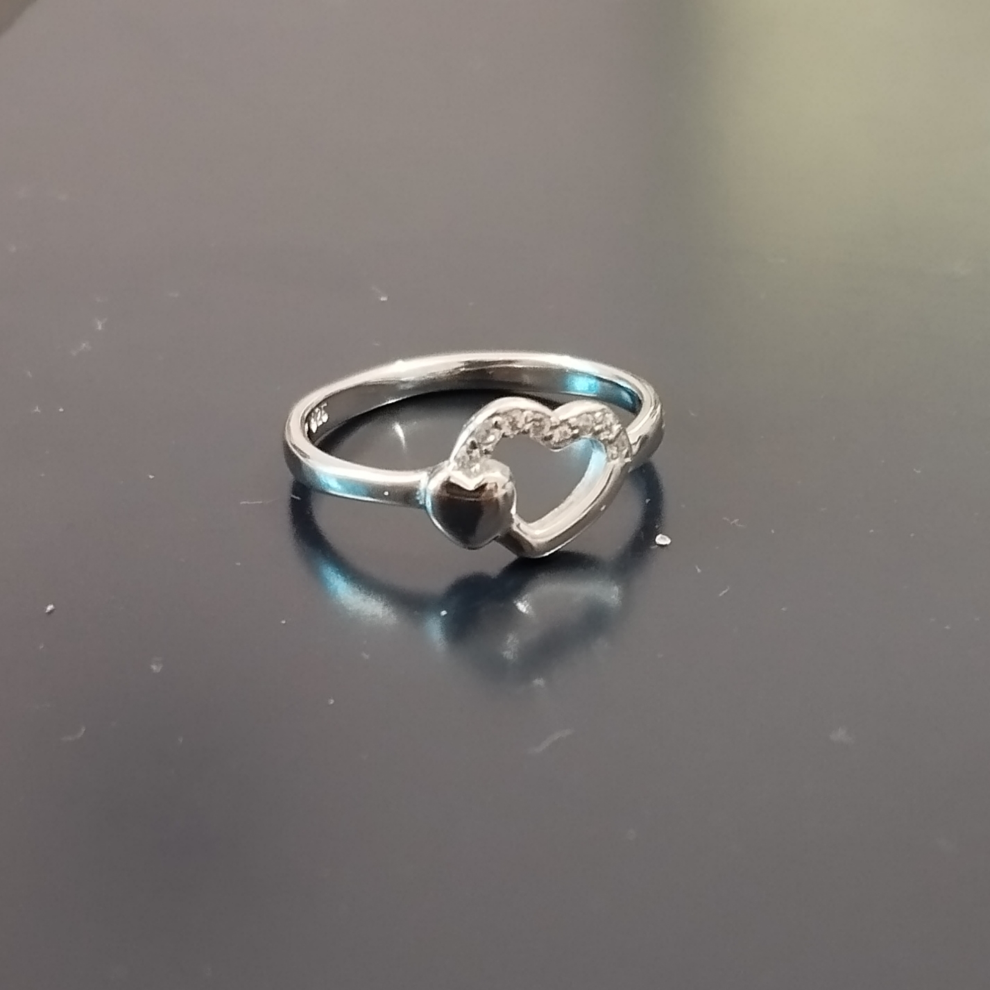 Sweetheart Glow 925 Silver Ring - View 3