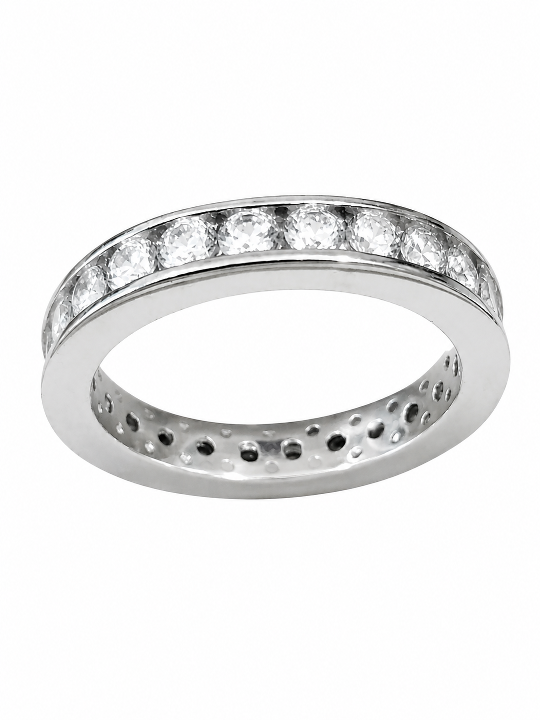 Eternal Spark 925 Silver Ring Band  - View 3
