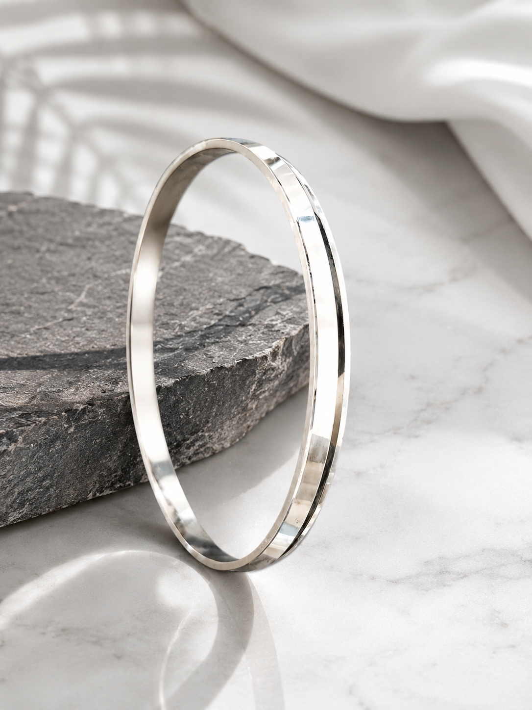 925 Sterling Silver Classic Punjabi Kada for Men