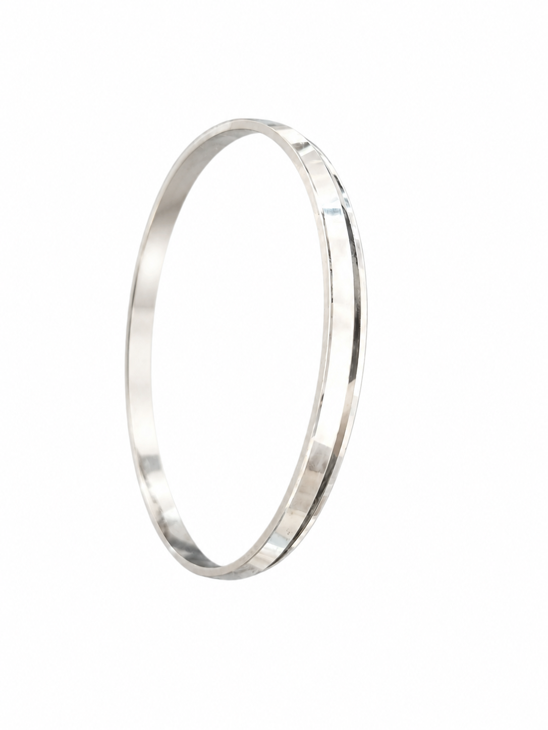 925 Sterling Silver Classic Punjabi Kada for Men - View 3