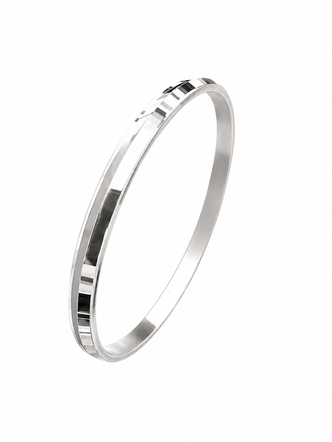 925 Sterling Silver Classic Punjabi Kada for Men - View 4