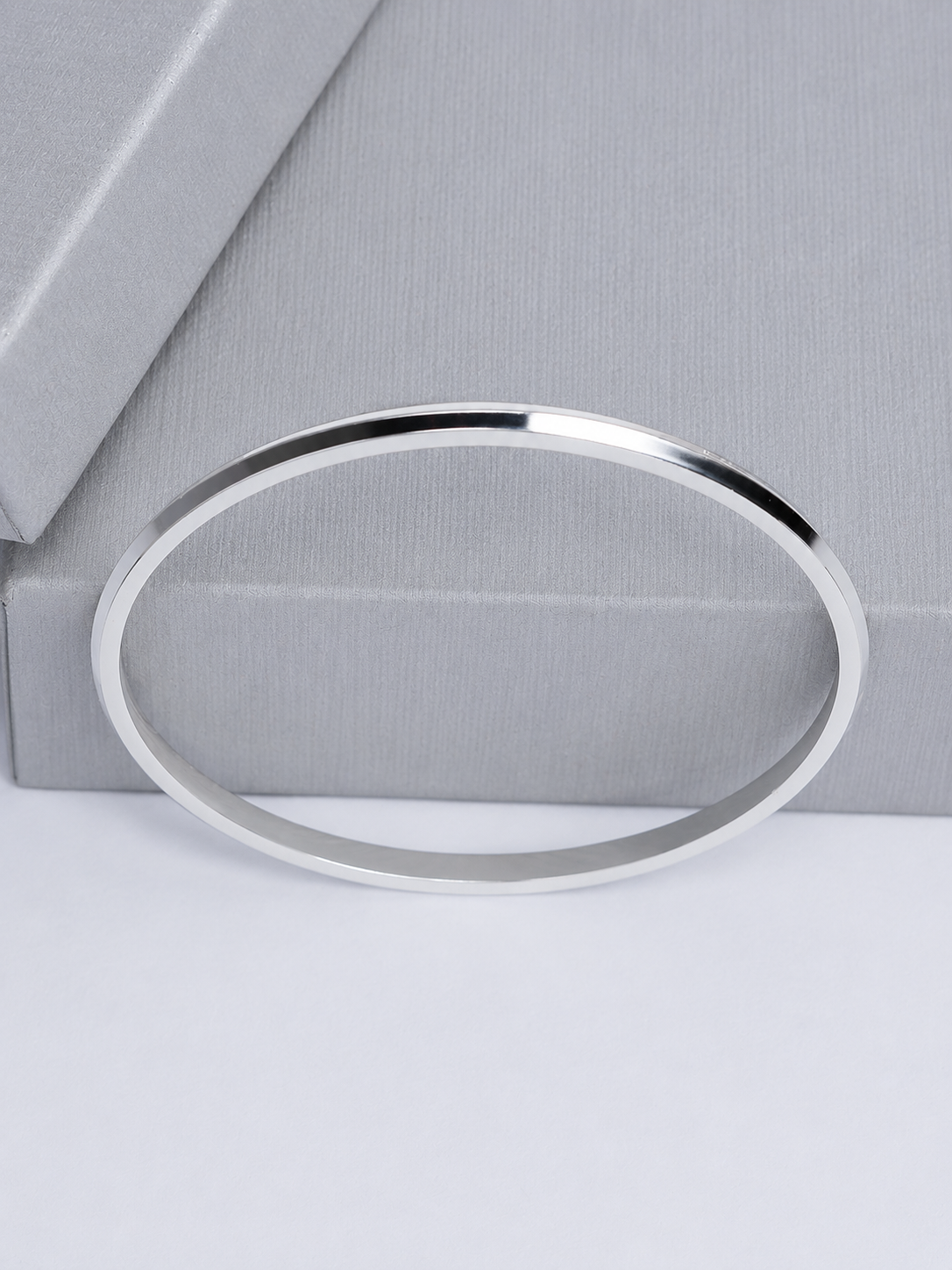 Eterna Edge 925 Sterling Silver Kada - View 3