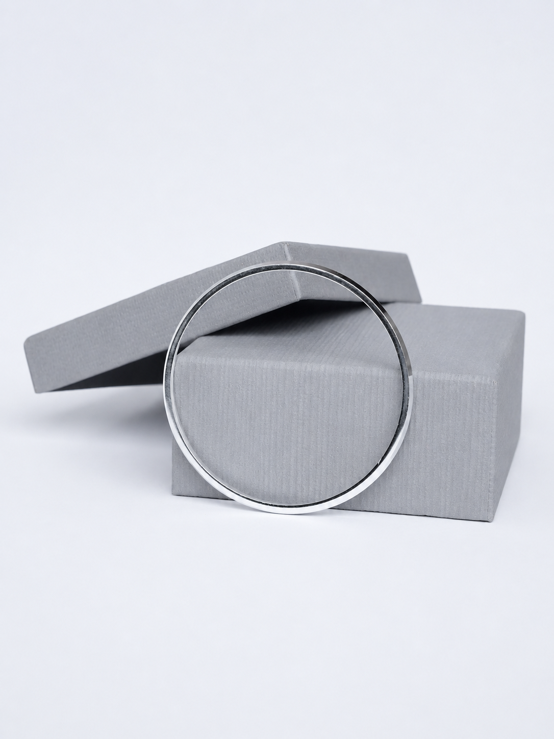 Eterna Edge 925 Sterling Silver Kada - View 4