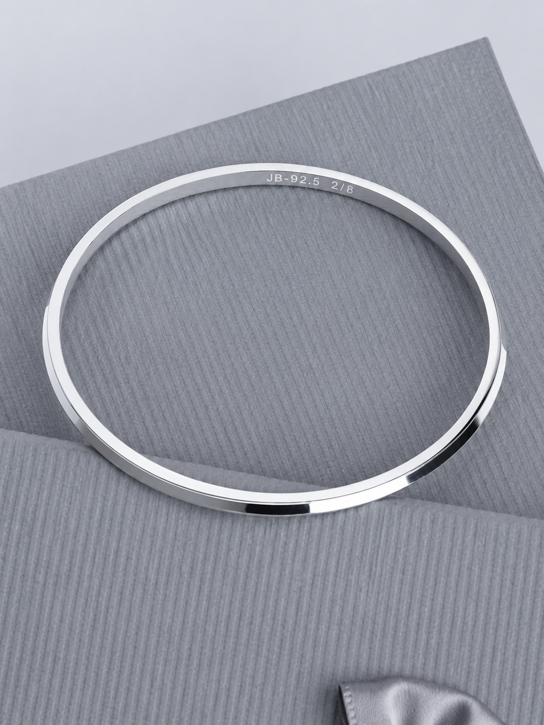 Eterna Edge 925 Sterling Silver Kada - View 5