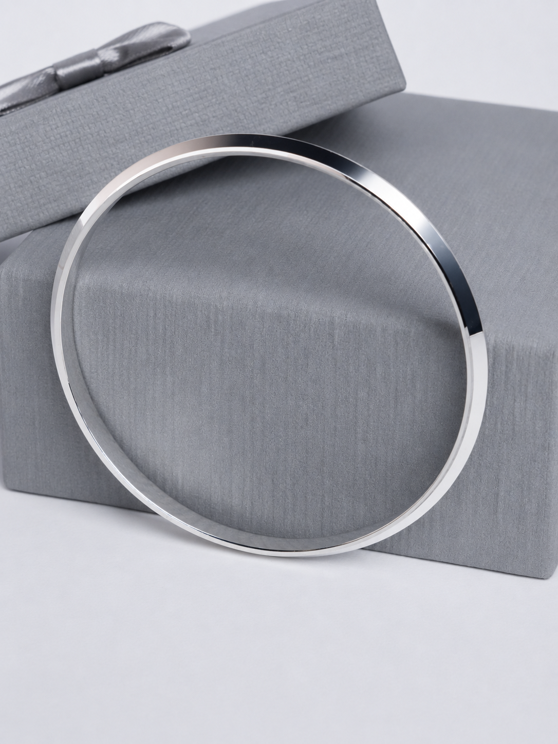 925 Sterling Silver Punjabi Kada for Men & Women | Classic Mirror Finish - View 4