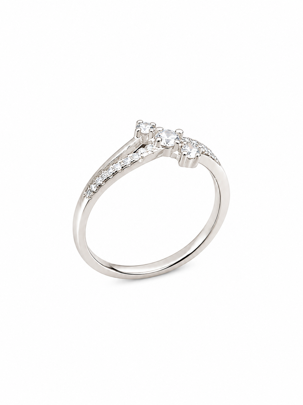 Celestial Cross Spark 925 Silver Ring - View 2